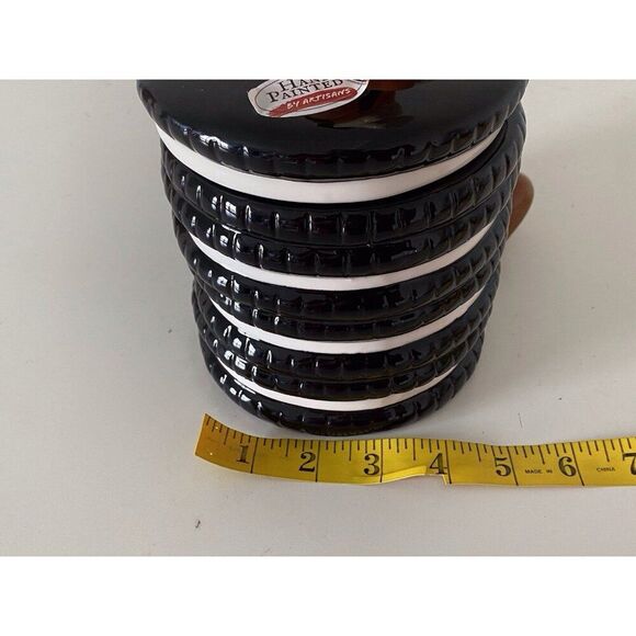 Disney Goofy Leaning On Oreo Stack Ceramic Cookie Jar Hand Painted Large NEW - Picture 8 of 15